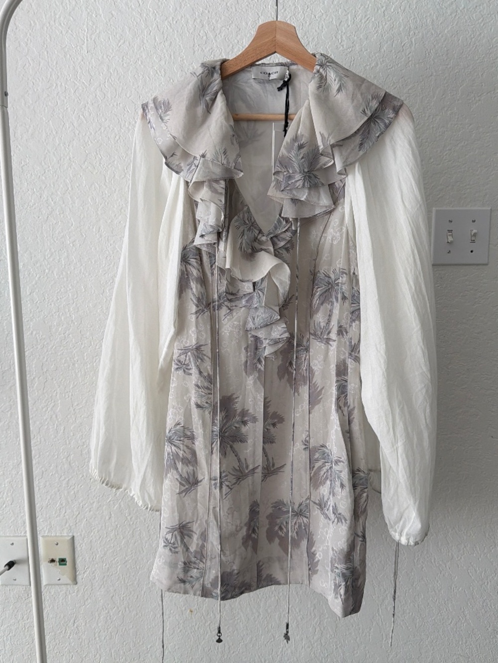NWT Coach Palm Tree Mini Dress
